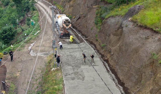 Tokat'ın İlçesi Ordu'ya Bağlanıyor 3.6 Kilometresi Tamamlandı Gelecek yıl 2 Kilometresi Daha Yapılacak