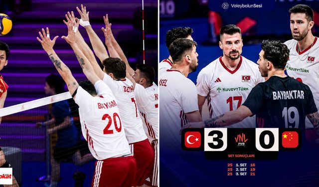 Millilerimiz, Çin’i kayıpsız geçti