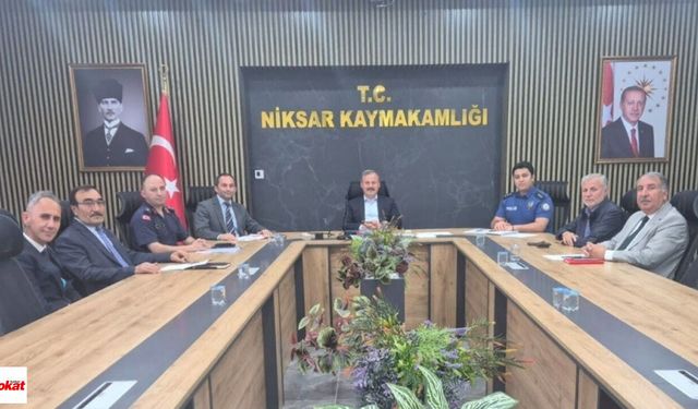 Niksar’da ÖSYM Koordinasyon Kurulu Toplantısı Yapıldı