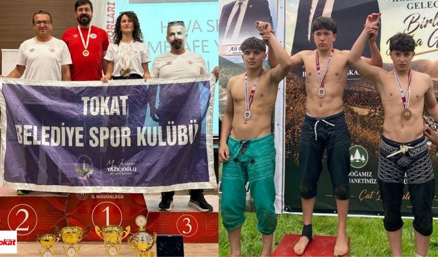 Tokat Belediye Spor Kulübü Sporcularından Çifte Şampiyonluk