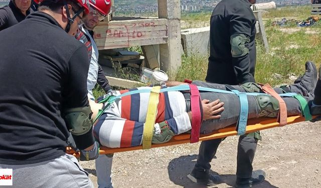 Tokat’ta Ekipler Enkaz Altında Zamana Karşı Yarıştı