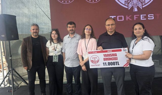 TOKFEST'te Birincilik Niksar'a Geldi