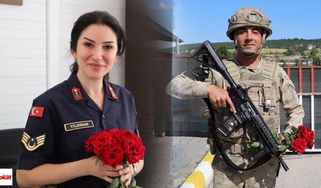 Turhal’da Kadınların Yetiştirdiği Güller Jandarmaya Teşekkür Mesajı Oldu