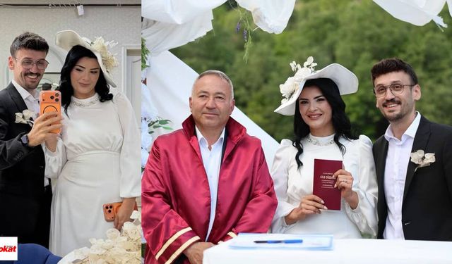 Ünlü Fenomen Tokat'ta evlendi, Harami Yaylası'ndaki nikahı gündem oldu