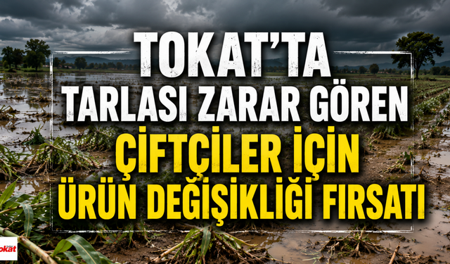 Tokat'ta Tarlası Zarar Gören Çiftçiler İçin Ürün Değişikliği Fırsatı