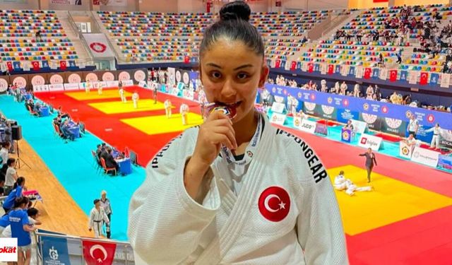 450 sporcu arasından kürsüye çıktı, Tokatlı Ebrar Keskiner bronz madalya getirdi
