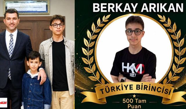 90 Sorunun Tamamını Doğru Çözdü: Erbaalı Berkay Arıkan LGS'de Türkiye Birincisi Oldu