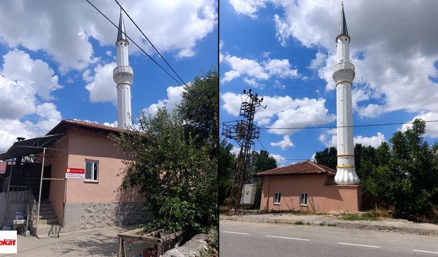 Tokat'ta 53 Yıl Önce Yapılan Cami Bakıldığı Yere Göre Açısı Değişiyor Optik İlizyon Yaratıyor