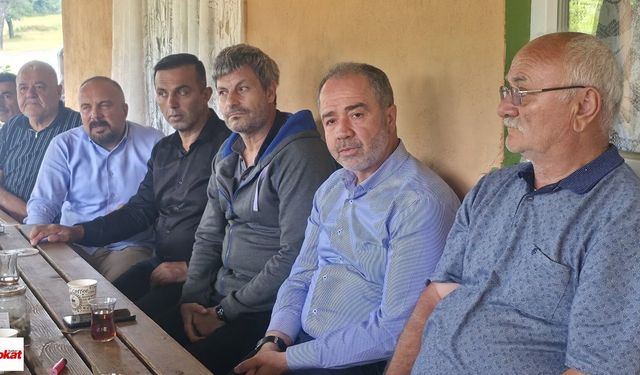 Adem Dizer, Gökdere Havzası Muhtarlarıyla Eze Köyü'nde Buluştu