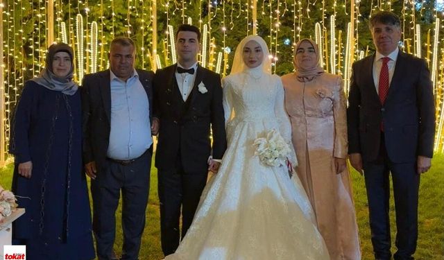 Tokat'ta Sağlık Camiasını Buluşturan Düğün: Doktor Çift Dünya Evine Girdi