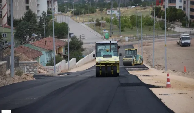 Güneşli Mahallesi Gölbaşı Caddesi Yenilendi