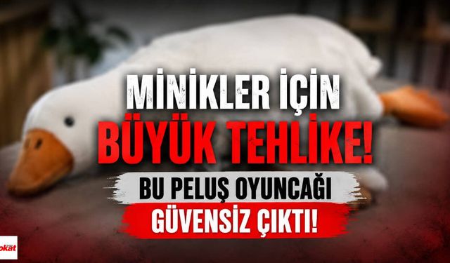 Minikler İçin Büyük Tehlike! Bu Peluş Oyuncağı Güvensiz Çıktı!