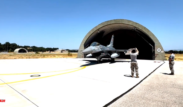 Karadeniz Semalarında F-16’larla Eğitim Uçuşu