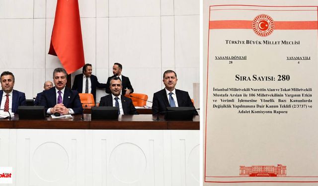 Mustafa Arslan'ın İlk İmzacısı Olduğu Yargı Reformu Meclis'ten Geçti