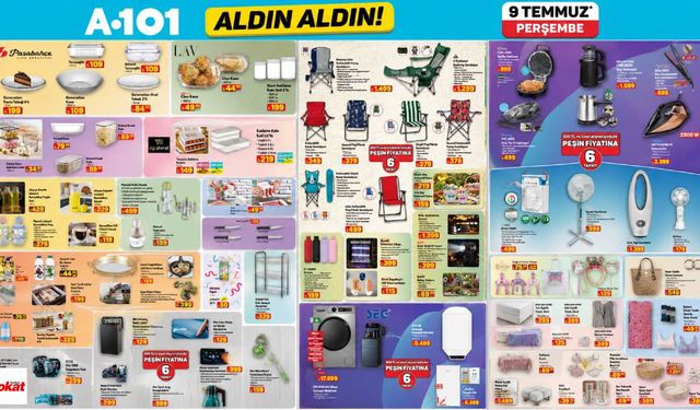 Tokat A101'lerde 9 Temmuz Fırsatları Belli Oldu!