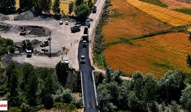 Yeşilyurt-Kuşçu yolu tamamlanıyor