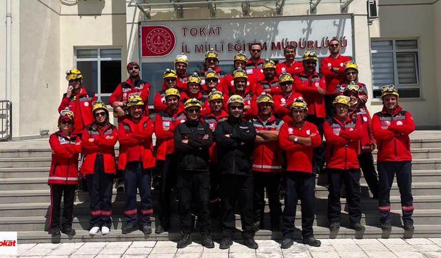 Tokat'ta Bir İlk Yaşandı: Gönüllü Öğretmenler Arama Kurtarma Yapacak