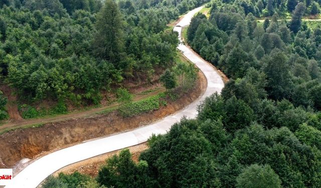 Tokat'ı Karadeniz Yaylalarına Bağlayacak Yeşil Yol'da Yeni Etap Tamamlandı