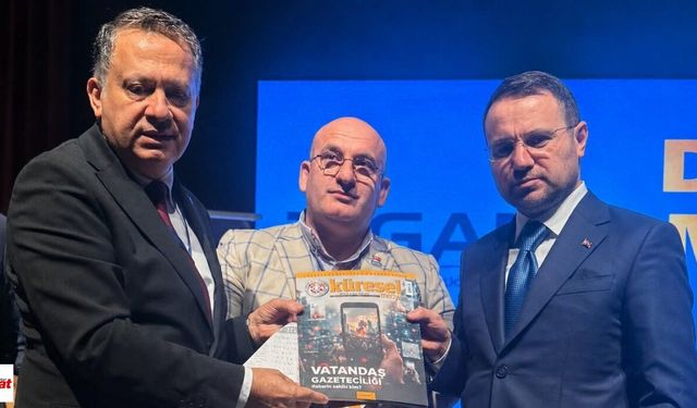 Dim, gazetecilik yasası taslağını Bakan Gürlek'e sundu