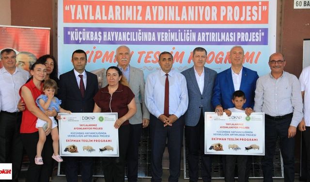 Tokat’ta 360 Küçükbaş Yetiştiricisine 6,1 Milyon TL’lik Destek