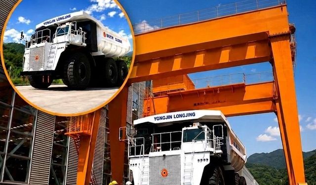 5.300 Metre Rakımında Çalışıyor Tek Başına 230 Ton Taşıyor Dağları Yararak Gidiyor Sadece Elektrik Yakıyor