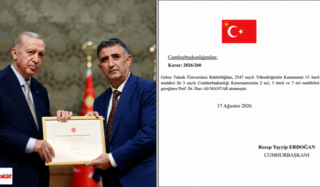 Suat Mantar’ın Ağabeyine Önemli Görev: Cumhurbaşkanı Erdoğan Rektörlüğe Atadı
