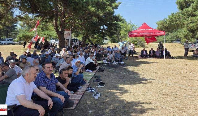 Saadet Partisi’nden Çamiçi Yaylası’nda Kardeşlik Buluşması