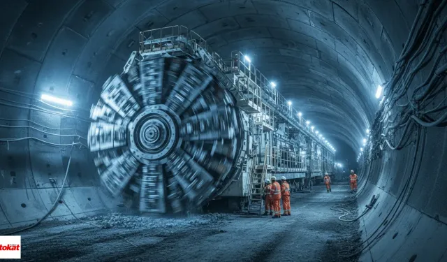 Yeraltı Projelerinde Kullanılacak Tam 400 Tonluk Olacak 70 Metre Uzunluk 4,55 Metre Çapında Dağları Devirecek