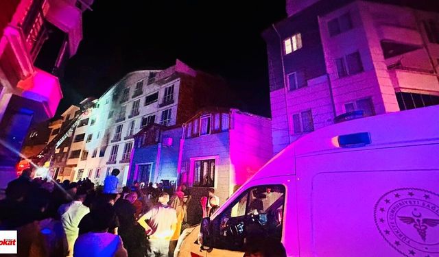 Tokat’ta Apartman Dairesinde Yangın Paniği! Mahalle Sakinleri Sokağa Döküldü
