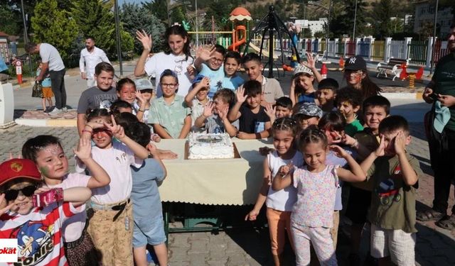 Tokat’ta Ağustos ayında doğan miniklerin doğum günü birlikte kutlandı
