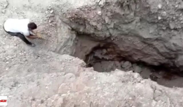 Tokat’ta 20 Metrelik Çukurdan Ses Geldi: İçinden Bakın Ne Çıktı