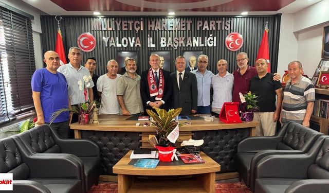 Yalova Tokatlılar Derneği’nden Mustafa Deviren’e Tebrik Ziyareti