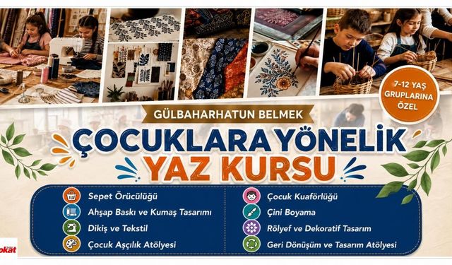 Çocuklara Özel Yaz Kursları Başvuruları Başladı
