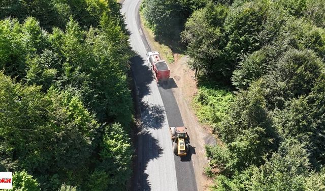 Tokat'ın Bu İlçesi Ordu'ya Bağlanıyor 10 Kilometrelik Yol Yapılıyor Bölgede Yoğun Kullanılıyor