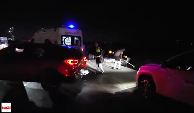 Tokat Plakalı Araç Ankara’daki Zincirleme Kazaya Karıştı
