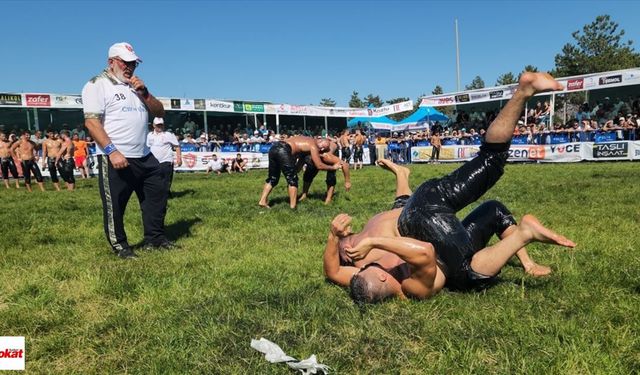 450 pehlivan er meydanına çıktı: Başpehlivan Orhan Okulu oldu