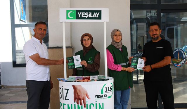 Tokat'ta terminalinde bağımlılıkla mücadele standı