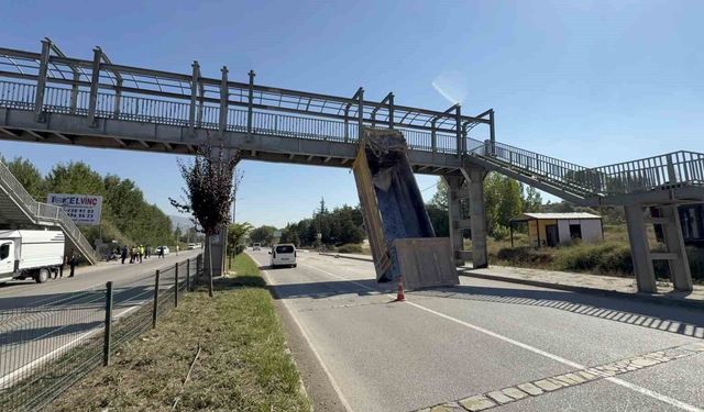 Tokat'ta büyük bir kaza ucuz atlatıldı