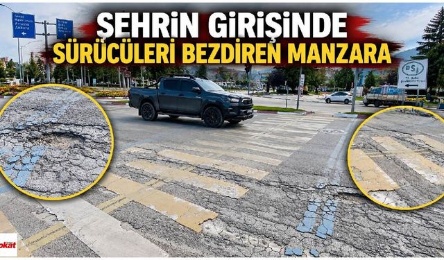 Şehrin Girişinde Sürücüleri Bezdiren Manzara
