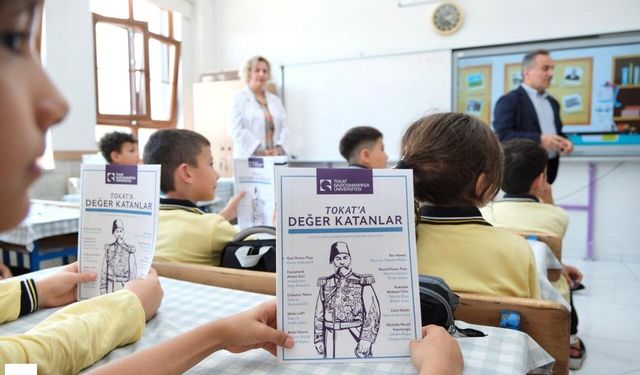 TOGÜ’nün “Tokat’a Değer Katanlar” kitabı öğrencilerle buluştu