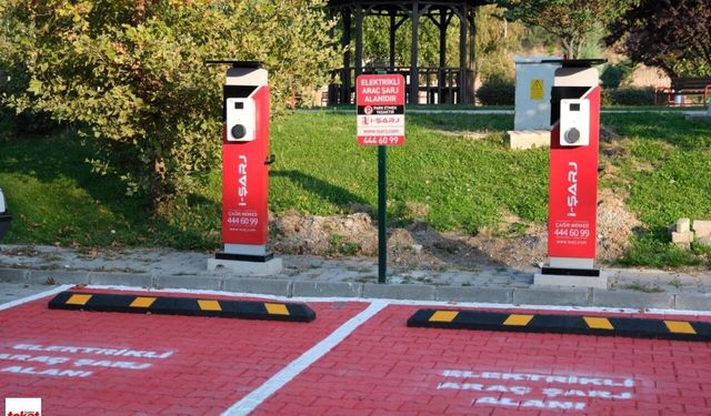 TOGÜ kampüsüne elektrikli araç şarj istasyonları kuruldu