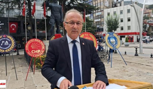 CHP Tokat’ta 103. yıl açıklaması: Ergün’den temiz siyaset ve liyakat vurgusu