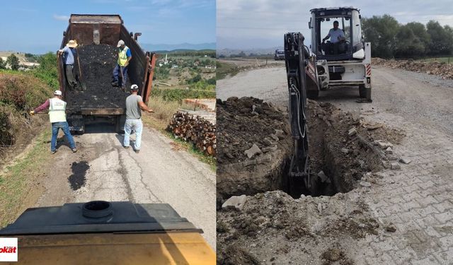 Erbaa’da Köy Köy Çalışma Başladı: Yol, Su ve Altyapıya Müdahale