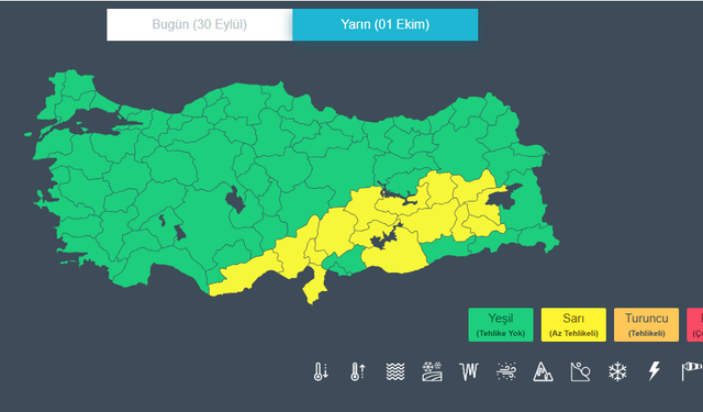 Meteoroloji’den 13 İl İçin Kuvvetli Yağış Uyarısı!