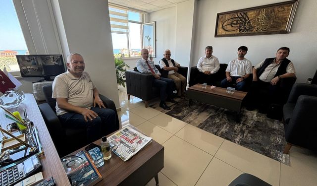 Tokat ve Yozgat basınından BİK Samsun Bölge Müdürü Nedim Engin’e ziyaret