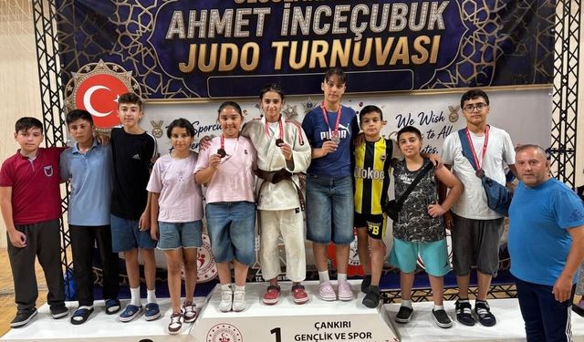 Tokatlı judocular Çankırı’ya damga vurdu: 6 sporcu kürsüye çıktı