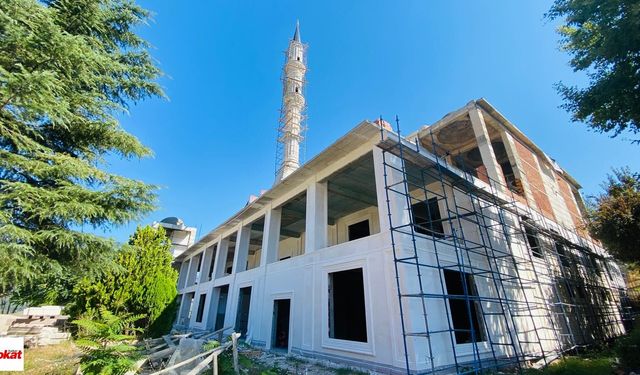 7 bin 500 kişilik dev projede çalışmalar sürüyor: İlk minare tamam