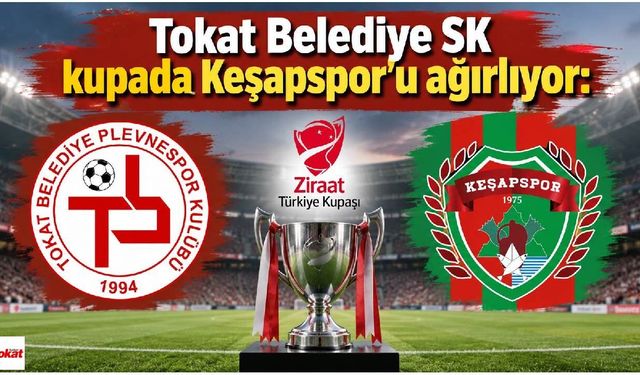 Tokat Belediye SK kupada Keşapspor’u ağırlıyor: Hedef 2. tur