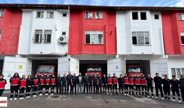 Niksar’da İtfaiyecilik Bölümü öğrencileri Ateş Avcılarının Haftasını Kutladı