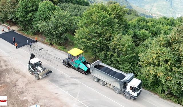 Ordu-Tokat Arasındaki O Yolda Çalışma Başladı: Hasarlı Bölümler Yenileniyor
